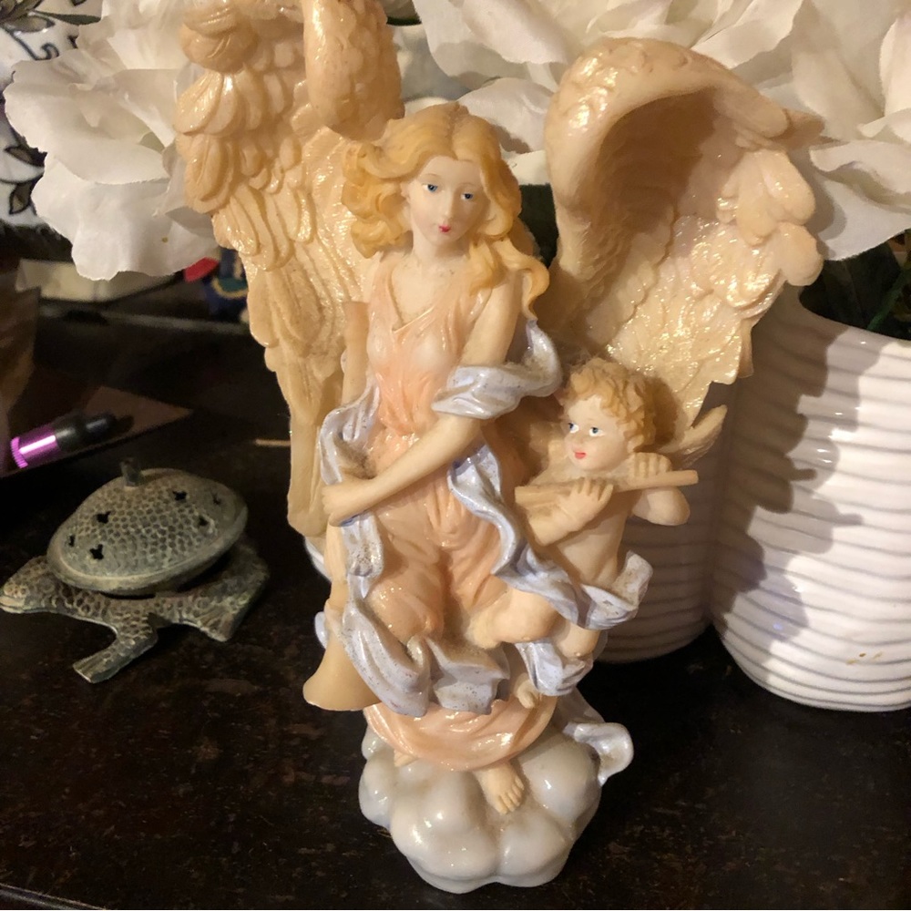 Seraphim Golden Angel & her Cherub! - Picture 9 of 15